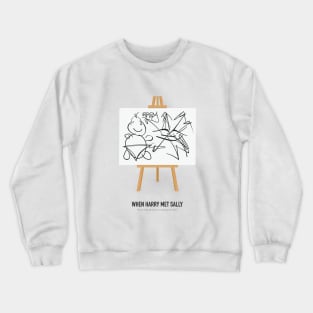 When Harry Met Sally - Alternative Movie Poster Crewneck Sweatshirt